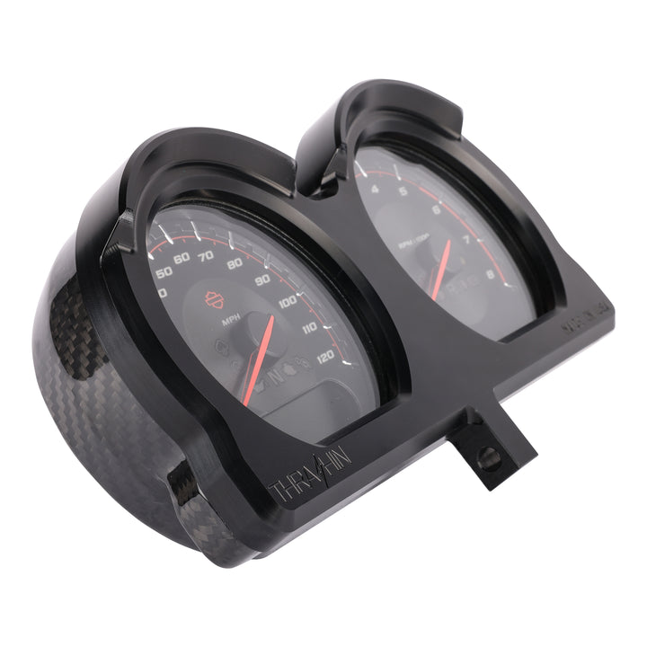 Road Glide Gauge Relocation - Black