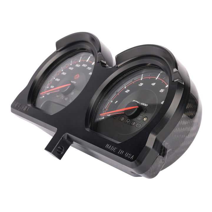 Road Glide Gauge Relocation - Black