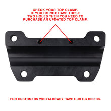 Thrashin Supply "Updated" OG Riser Top Clamp - Black