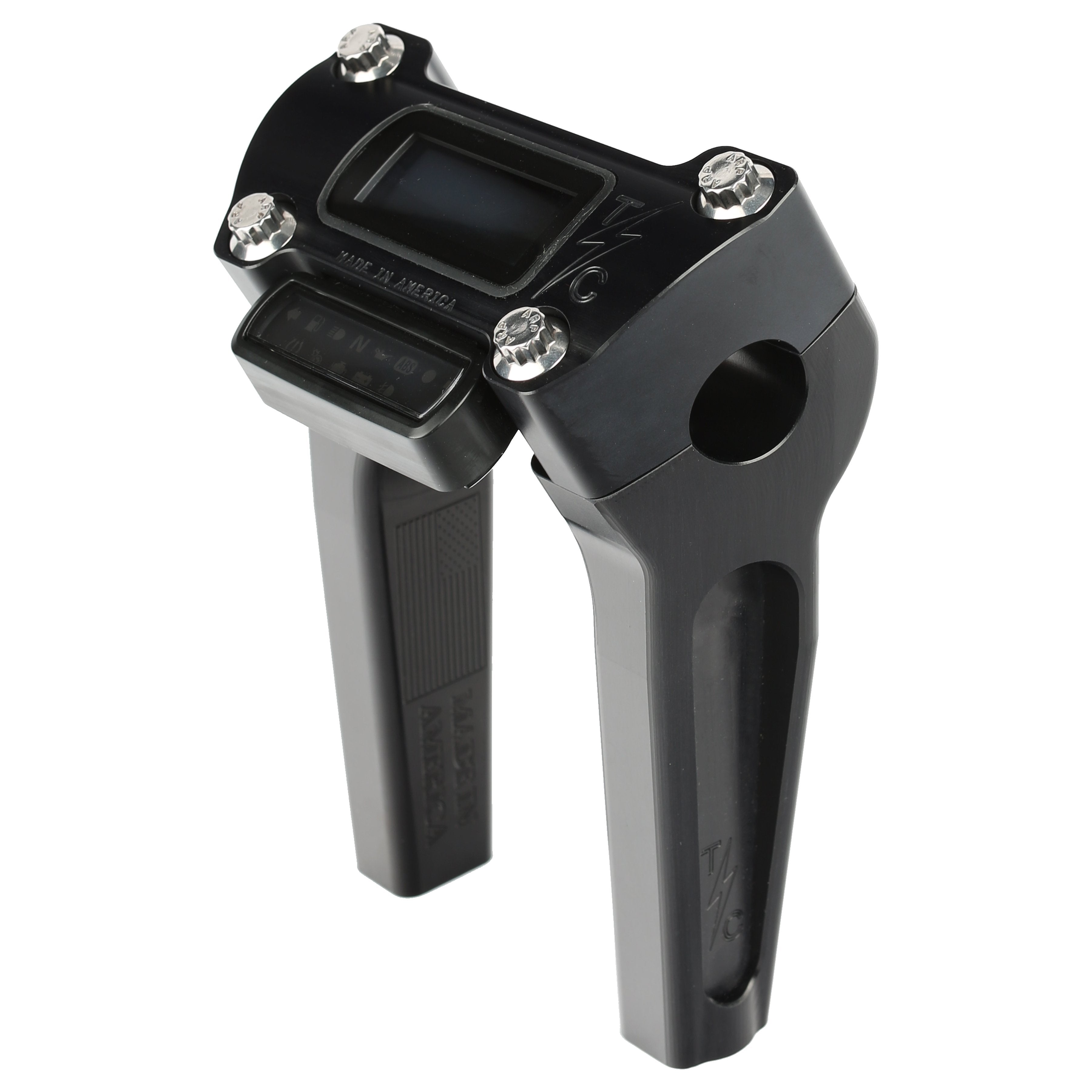 Thrashin Supply 6" Straight Thrashin Risers - Black