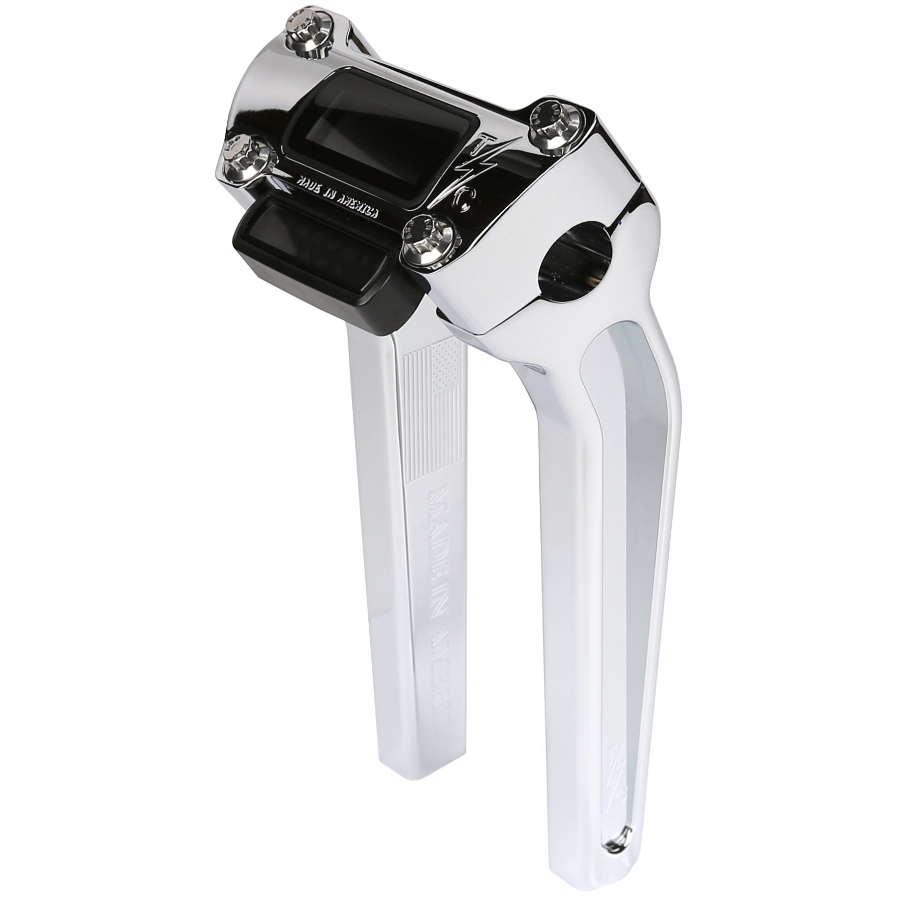 Thrashin Supply 9.5" Pull Back Thrashin Risers - Chrome