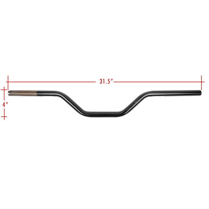 Aggressive Mid Bend Bar - Black