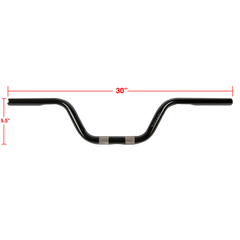 Thrashin Supply High Bend Bars - Black