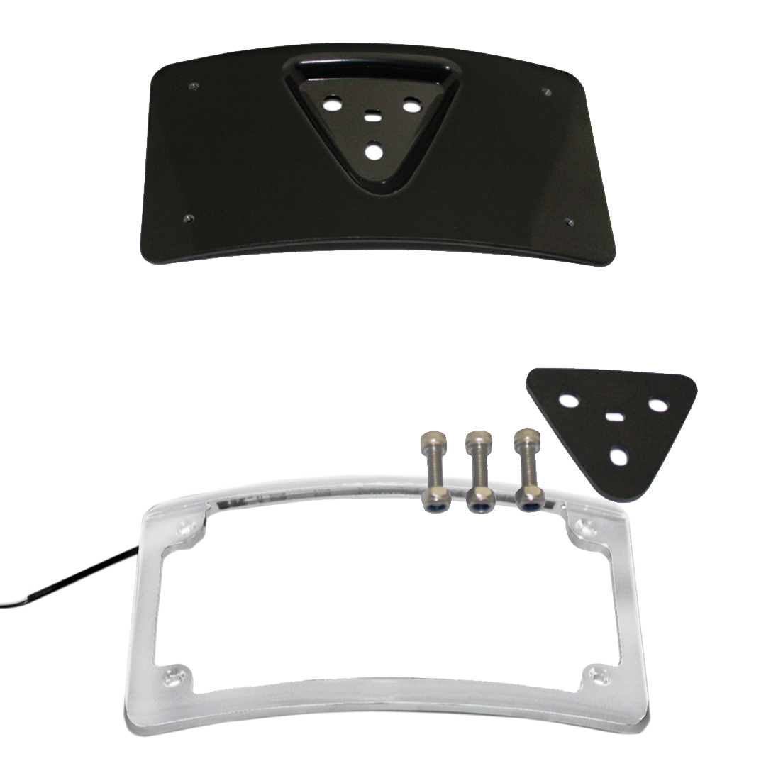 Radius License Plate Mount & LED License Plate Frame Kit