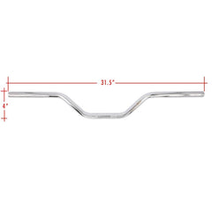 Thrashin Supply Aggressive Mid Bend Bar - Chrome
