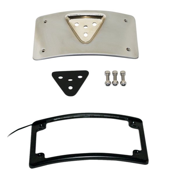 Custom Dynamics Radius License Plate Mount & Led License Plate Frame Kit