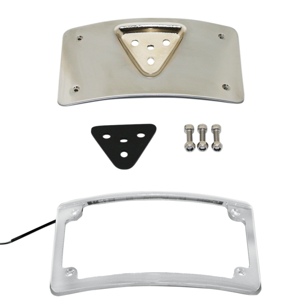 Radius License Plate Mount & LED License Plate Frame Kit