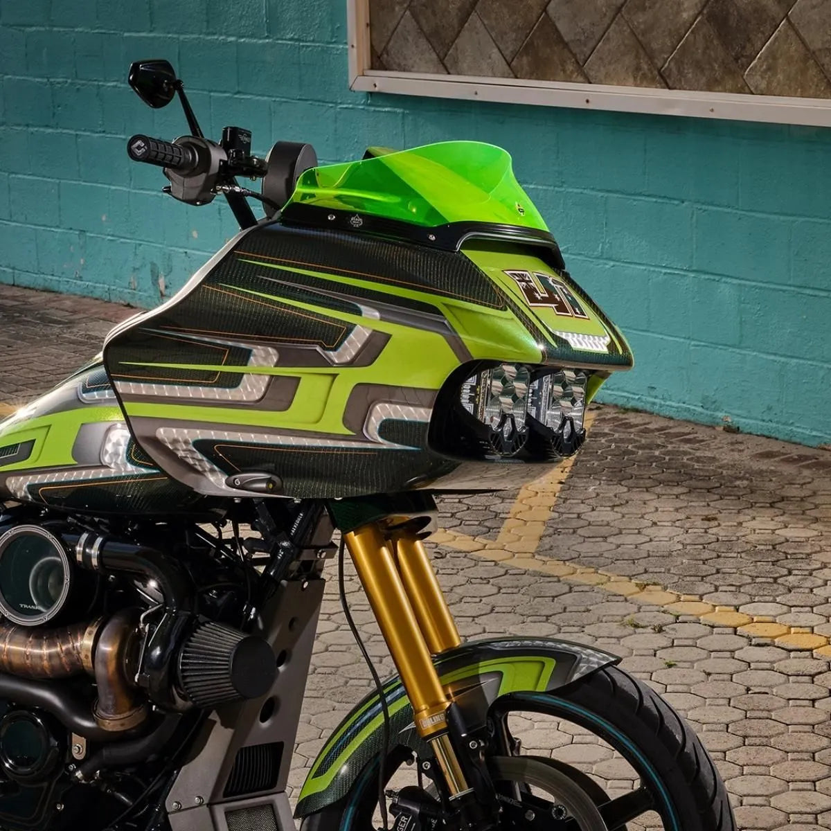 Klock Werks     Kolor Flare™ Windshields For H-D 2015-2023 Road Glide