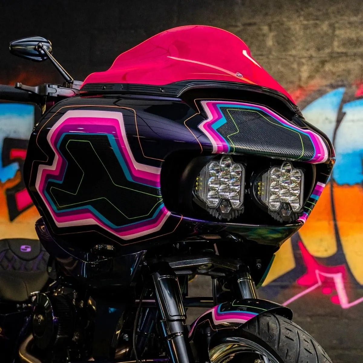 Klock Werks     Kolor Flare™ Windshields For H-D 2015-2023 Road Glide