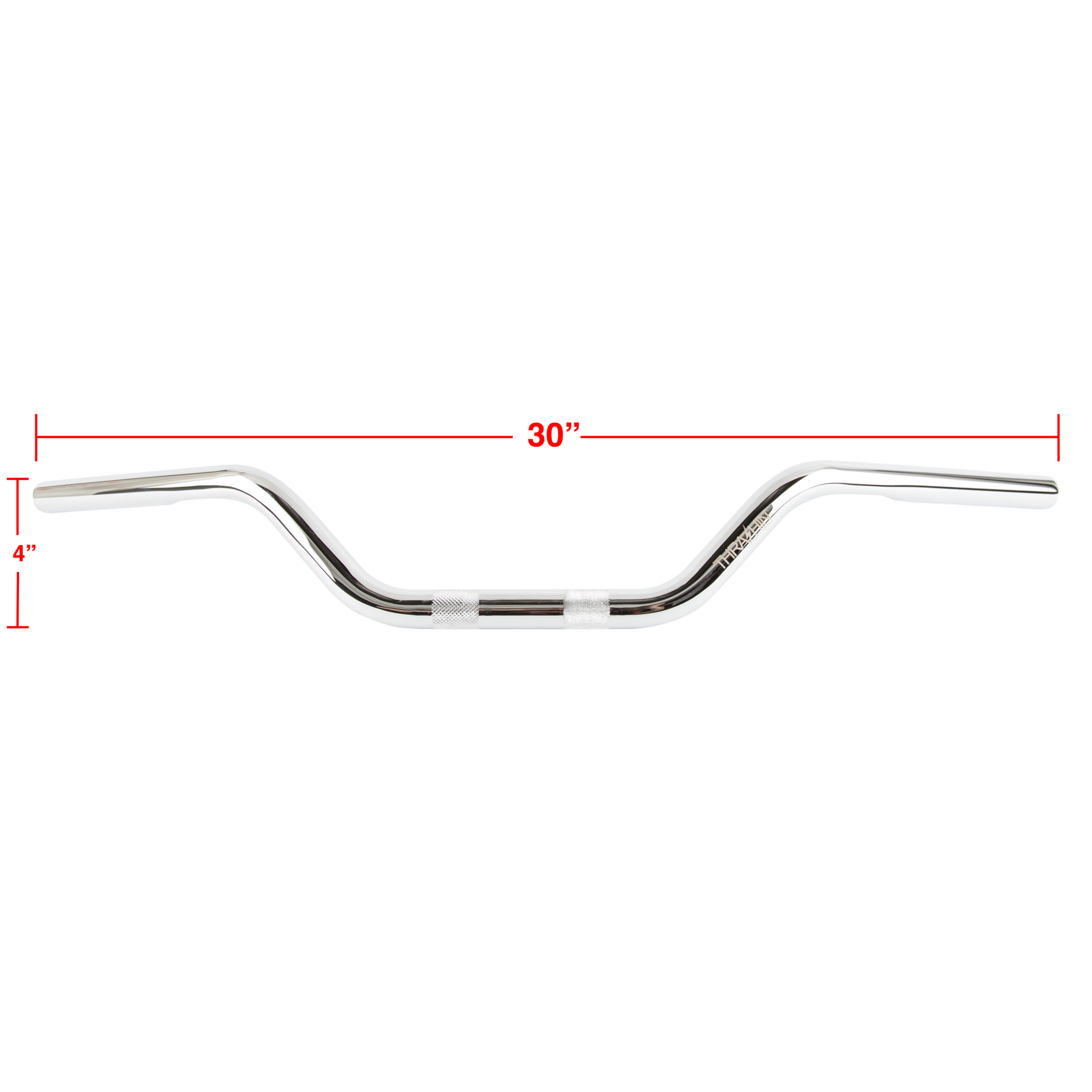 Thrashin Supply Mid Bend Bars - Chrome