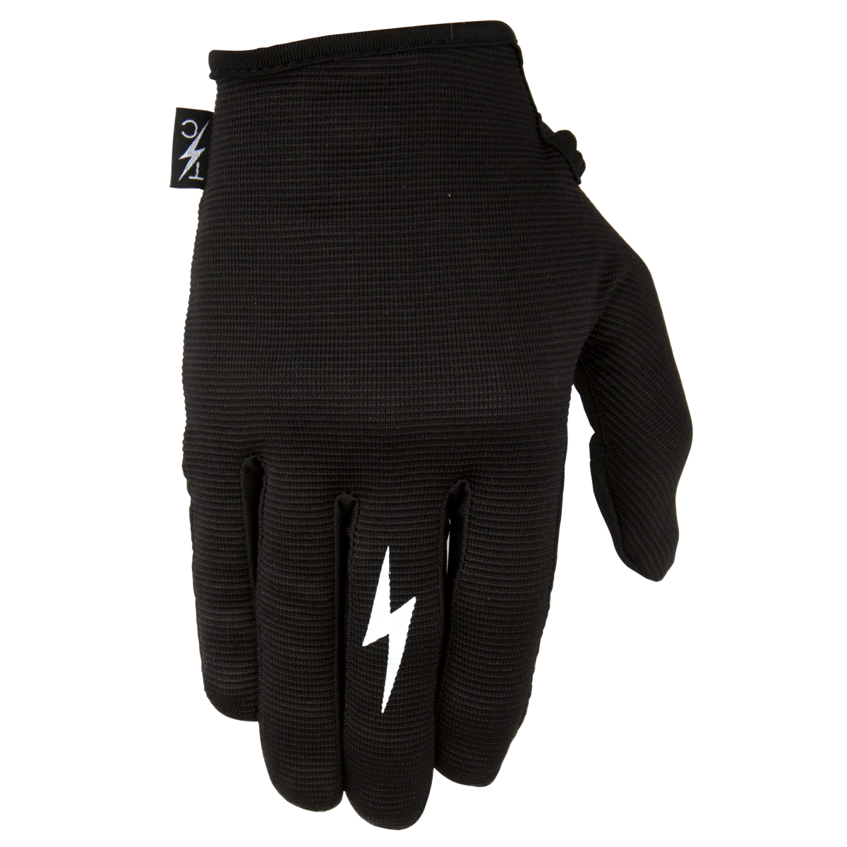 Thrashin Supply     Stealth Glove - Leather Palm - (With Bolt Middle Finger)