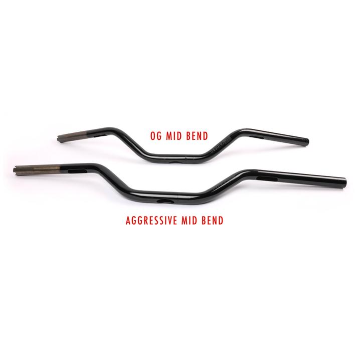 Aggressive Mid Bend Bar - Black