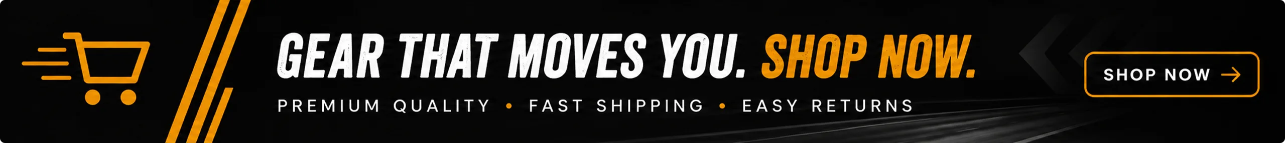 Gear that moves you. Premium quality, fast shipping, easy returns. Shop now