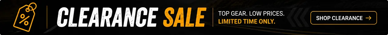 Clearance sale: top gear, low prices. Shop clearance
